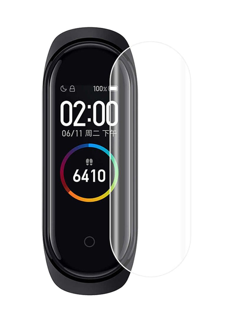 Foxcon - 3-Piece Soft Ultra Thin Anti Shock Screen Protector For Mi Band 4 Clear - Image 1