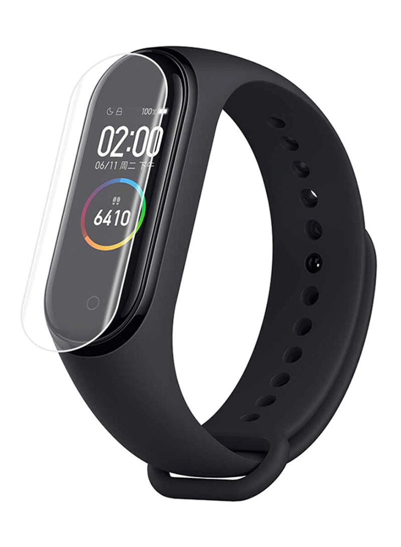 Foxcon - 3-Piece Soft Ultra Thin Anti Shock Screen Protector For Mi Band 4 Clear - Image 1