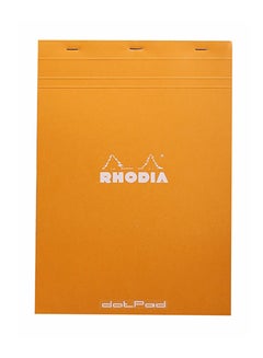 Basics Dot Grid Notepad Orange
