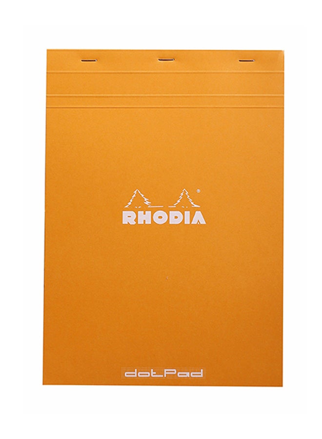 Rhodia - Basics Dot Grid Notepad Orange - Image 1