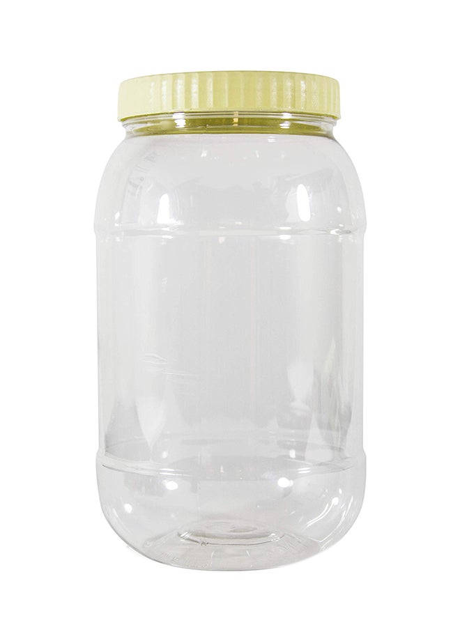 Sunpet Multipurpose Plastic Container Clear/Yellow 1.5Liters 