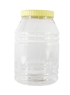 Sunpet Multipurpose Plastic Container Clear/Yellow 4Liters 