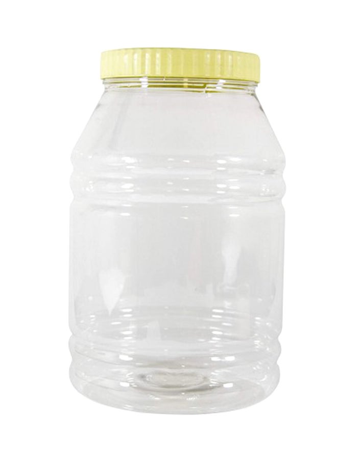 Sunpet - Multipurpose Plastic Container Clear/Yellow 4Liters - Image 1