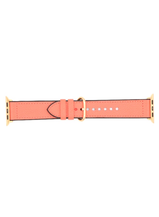 KAKAPI Replacement Band For Apple Watch Light Pink/Gold  - Image 1
