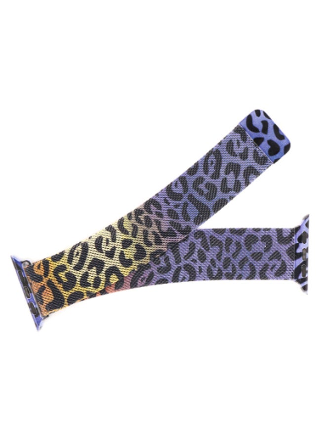 KAKAPI Replacement Band For Apple Watch Purple/Yellow/Black  - Image 2