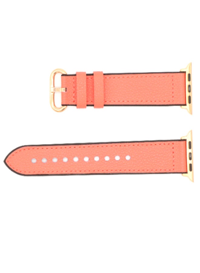 KAKAPI Replacement Band For Apple Watch Light Pink/Gold  - Image 2