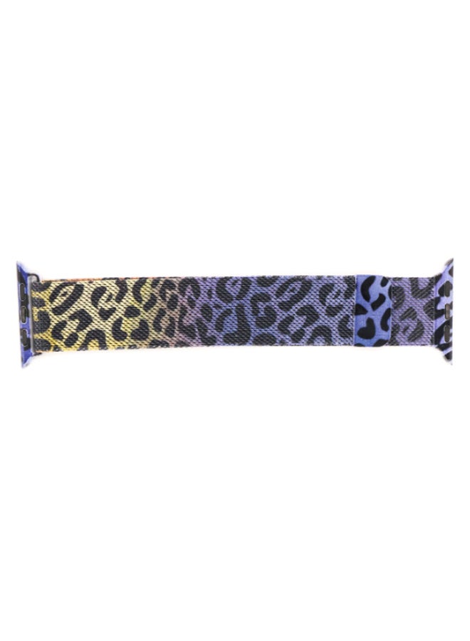 KAKAPI Replacement Band For Apple Watch Purple/Yellow/Black  - Image 1