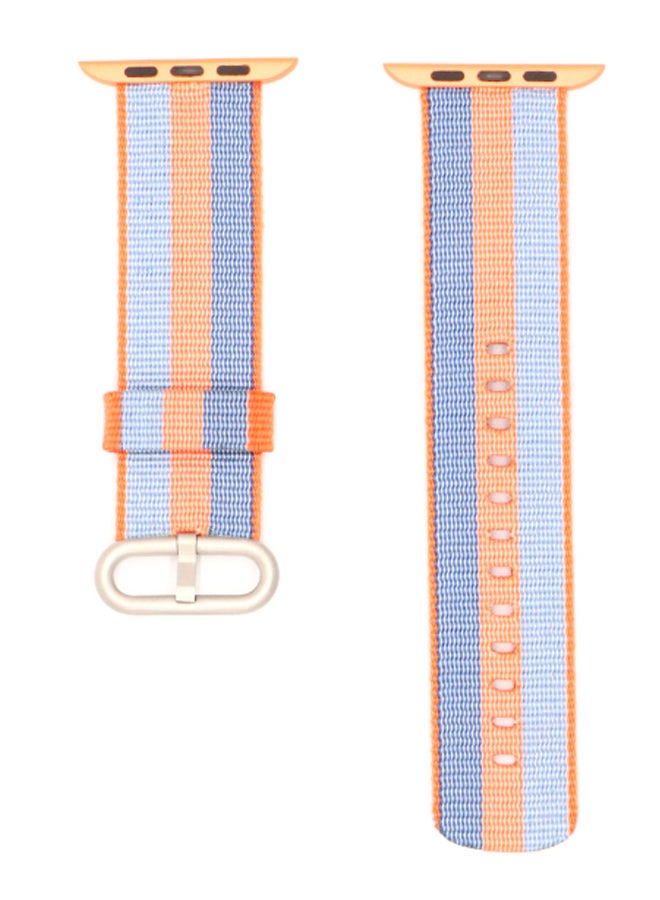 Replacement Band For Apple Watch Blue/Orange