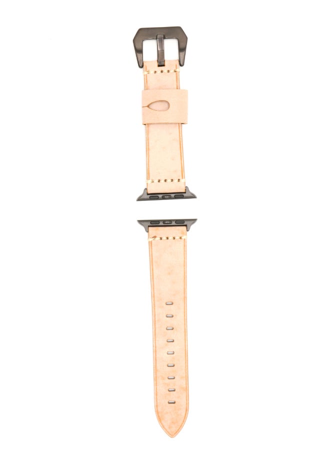 KAKAPI Replacement Band For Apple Watch Beige  - Image 3