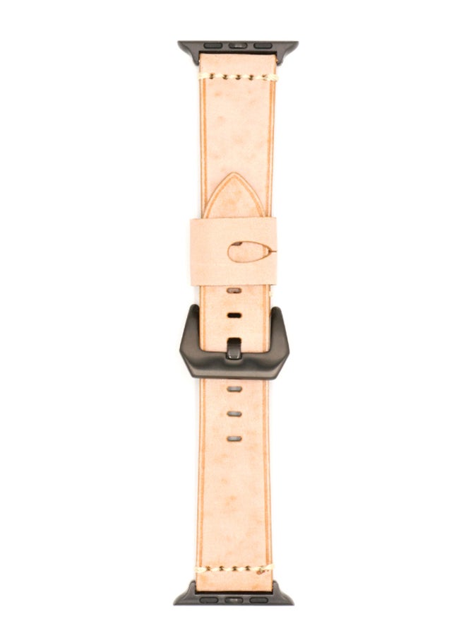 KAKAPI Replacement Band For Apple Watch Beige  - Image 1