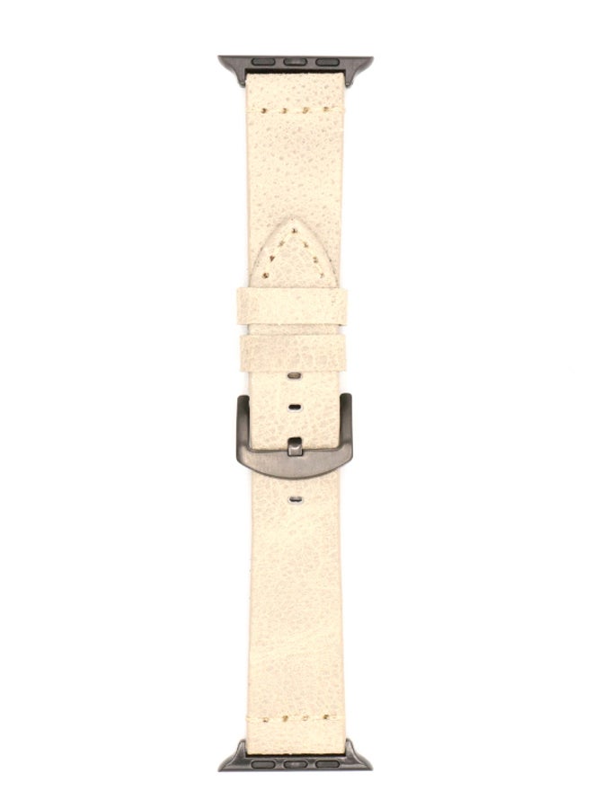 KAKAPI Replacement Band For Apple Watch Beige - Image 1