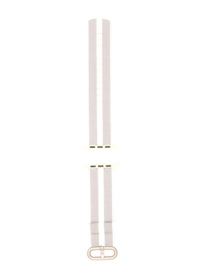 KAKAPI Replacement Band For Apple Watch Beige/White  - Image 3