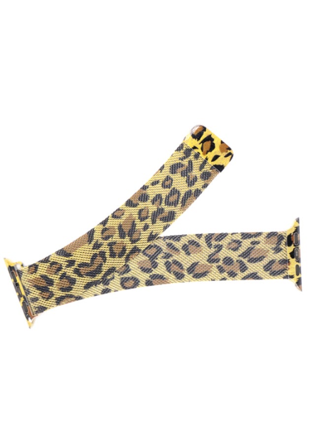 KAKAPI - Replacement Band For Apple Watch Yellow/Black/Brown - Image 1
