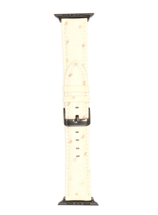 KAKAPI Replacement Band For Apple Watch Beige  - Image 1