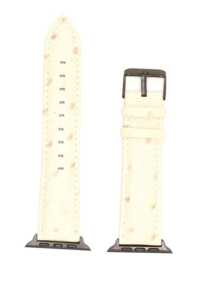 KAKAPI Replacement Band For Apple Watch Beige  - Image 2