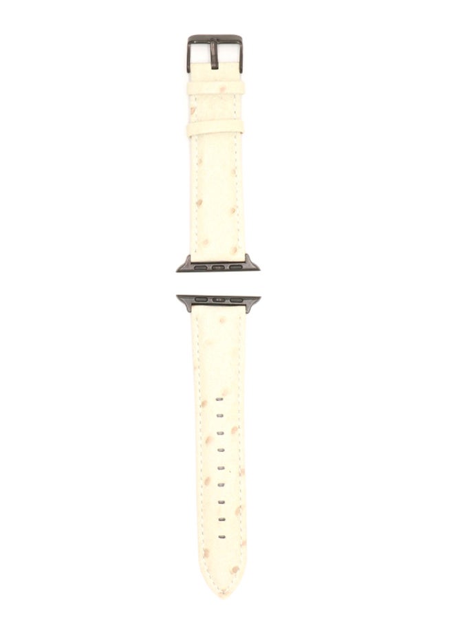 KAKAPI Replacement Band For Apple Watch Beige  - Image 3