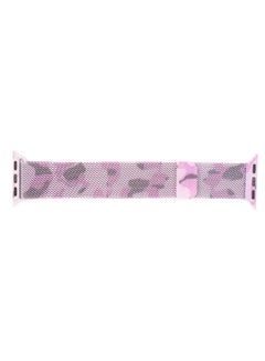 KAKAPI Replacement Band For Apple Watch Pink/Grey  - Image 1