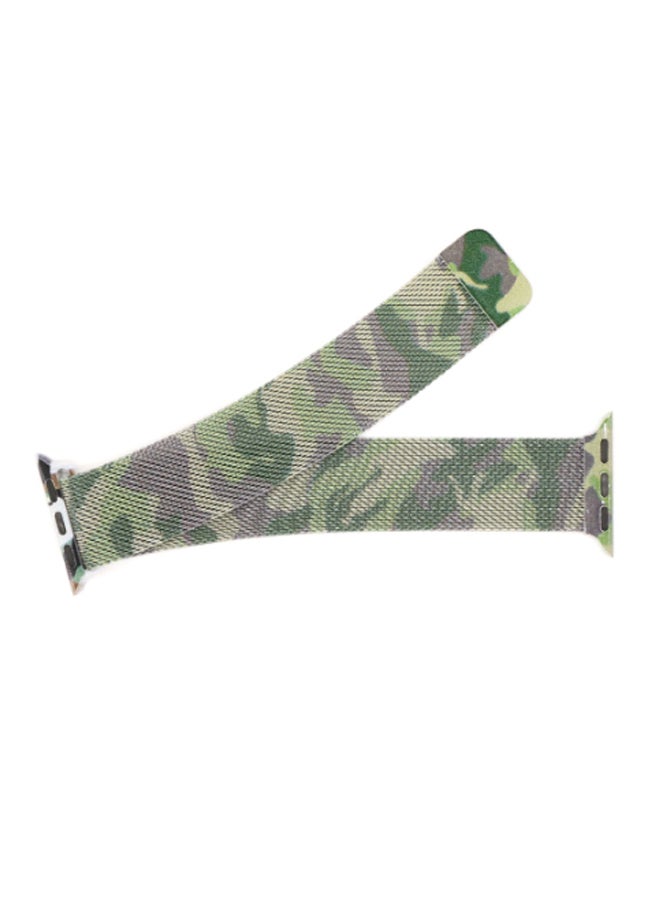 KAKAPI Replacement Band For Apple Watch Green Camouflage  - Image 2