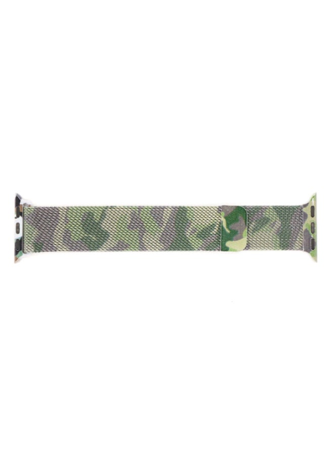 KAKAPI Replacement Band For Apple Watch Green Camouflage  - Image 1