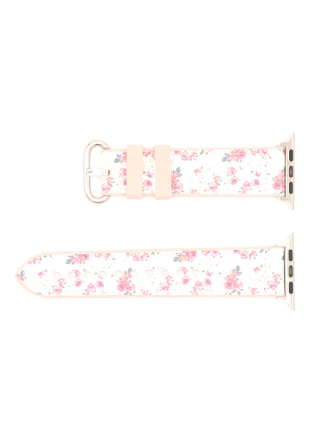 KAKAPI Replacement Band For Apple Watch White/Pink/Green  - Image 2
