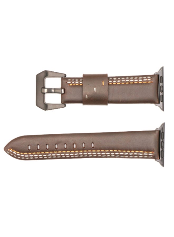 KAKAPI Replacement Band For Apple Watch Dark Brown - Image 2