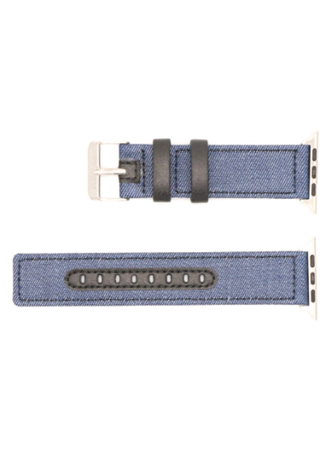 KAKAPI Replacement Band For Apple Watch Blue/Black - Image 2