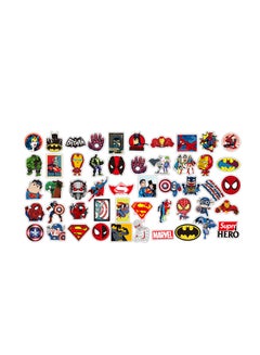 MissTiara 50-Piece Cool Waterproof Vinyl Stickers For Laptop, Phone And Computer MTA-026 5 x 7 x 2cm  - Image 1