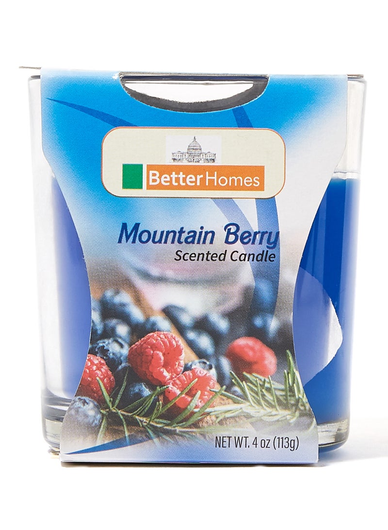 Better Homes Mountain Berry Scented Candle Blue  - Image 1