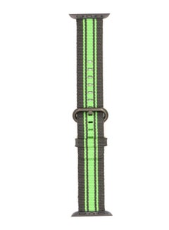 KAKAPI Replacement Band For Apple Watch Black/Green  - Image 1