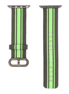 KAKAPI Replacement Band For Apple Watch Black/Green  - Image 2