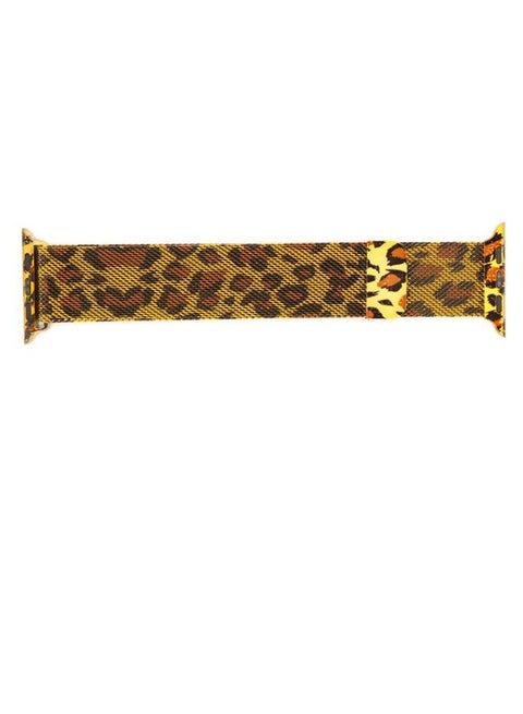 Replacement Band For Apple Watch Yellow/Brown/Black