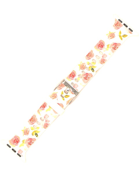 Replacement Band For Apple Watch White/Pink/Yellow