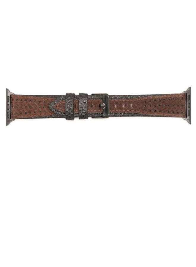 KAKAPI - Replacement Band For Apple Watch Brown/Black - Image 1