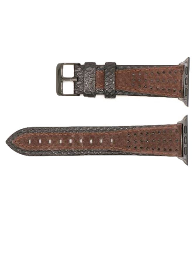 KAKAPI - Replacement Band For Apple Watch Brown/Black - Image 1