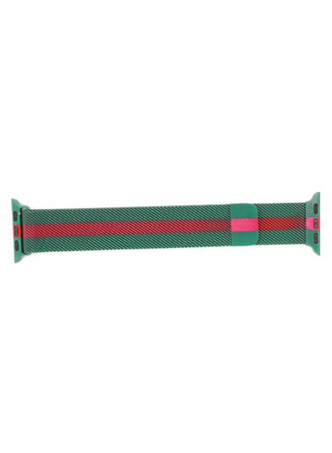 KAKAPI - Replacement Band For Apple Watch Green/Red - Image 1