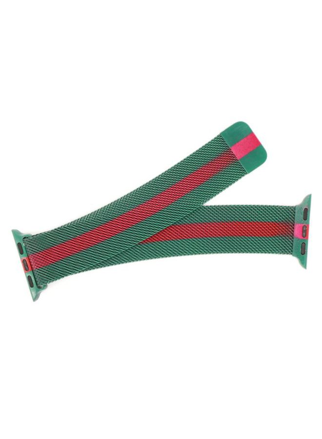 KAKAPI - Replacement Band For Apple Watch Green/Red - Image 1