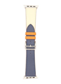 KAKAPI Replacement Band For Apple Watch Blue/Beige/Orange  - Image 1