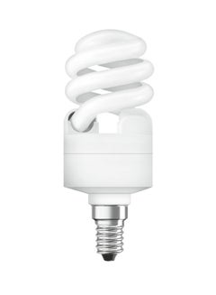 CFL Mini Twist E14 12W Energy Saving Spiral Screw Light Bulb Warm White ‎12.19x5.41x5.41cm