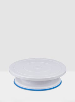 Toshionics Turntable Rotating Cake Decorating Baking Tool White 2.7 x 11.7 x 10.7inch  - Image 1