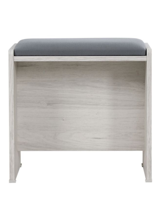 Juhu Dresser Stool White/Grey 43x40x30centimeter