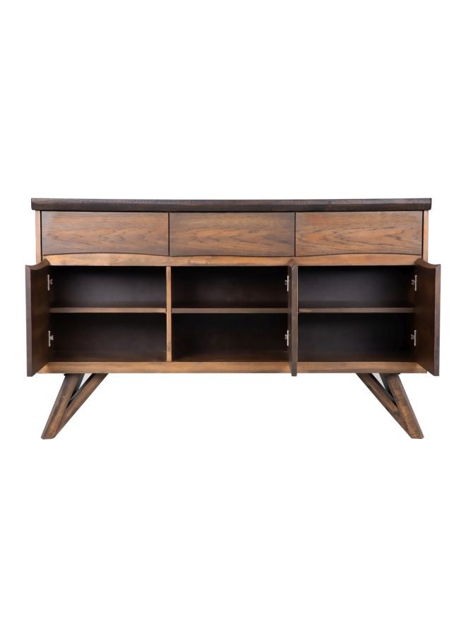 Sunny Wooden Sideboard Brown 150x45x93cm