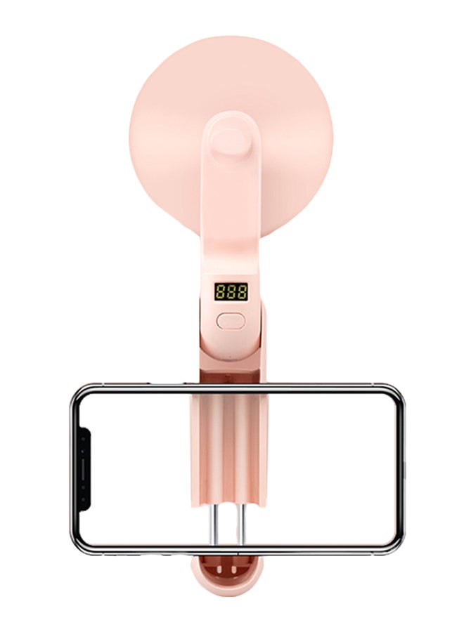ماركة غير محددة مروحة صغيرة محمولة قابلة للطي بمنفذ USB وردي  - Image 2