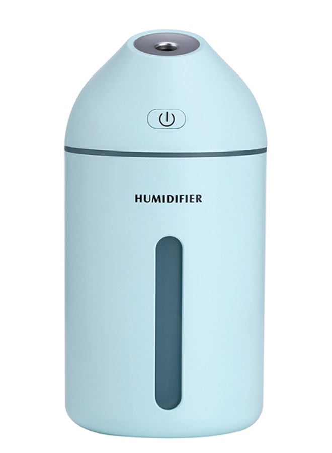 Portable Romantic Warm Night Lamp Ultrasonic USB Air Diffuser Humidifier 1.5W Blue - Image 1