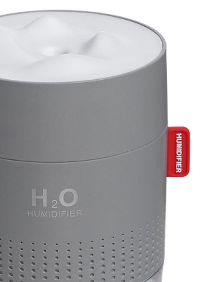 Portable Romantic Warm Night Lamp Ultrasonic USB Air Diffuser Humidifier 1.5W Grey/White - Image 2