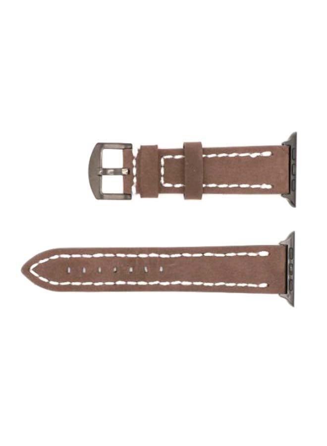 KAKAPI Replacement Band For Apple Watch Brown  - Image 2