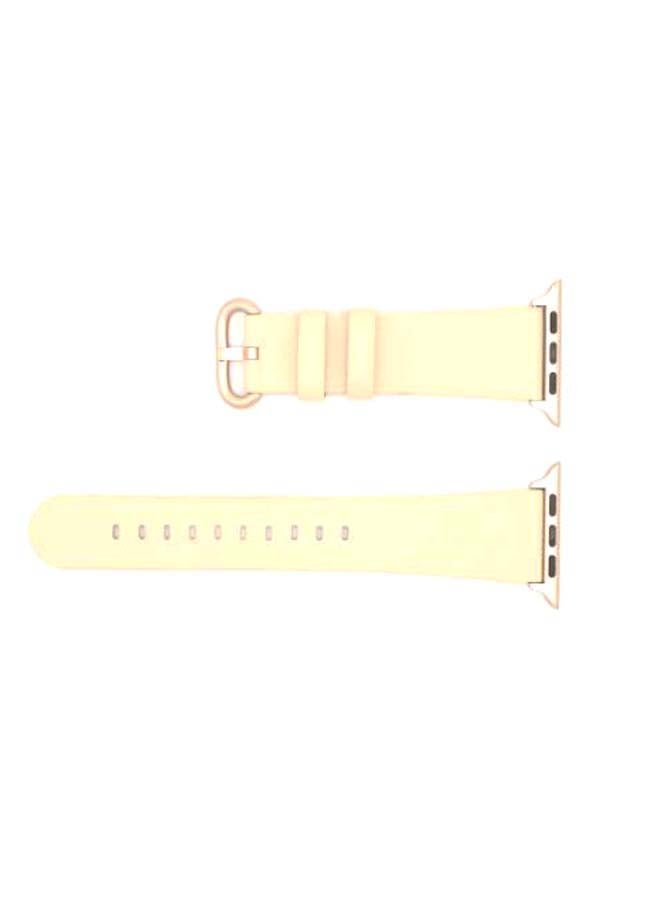 KAKAPI Replacement Band For Apple Watch Yellow  - Image 2