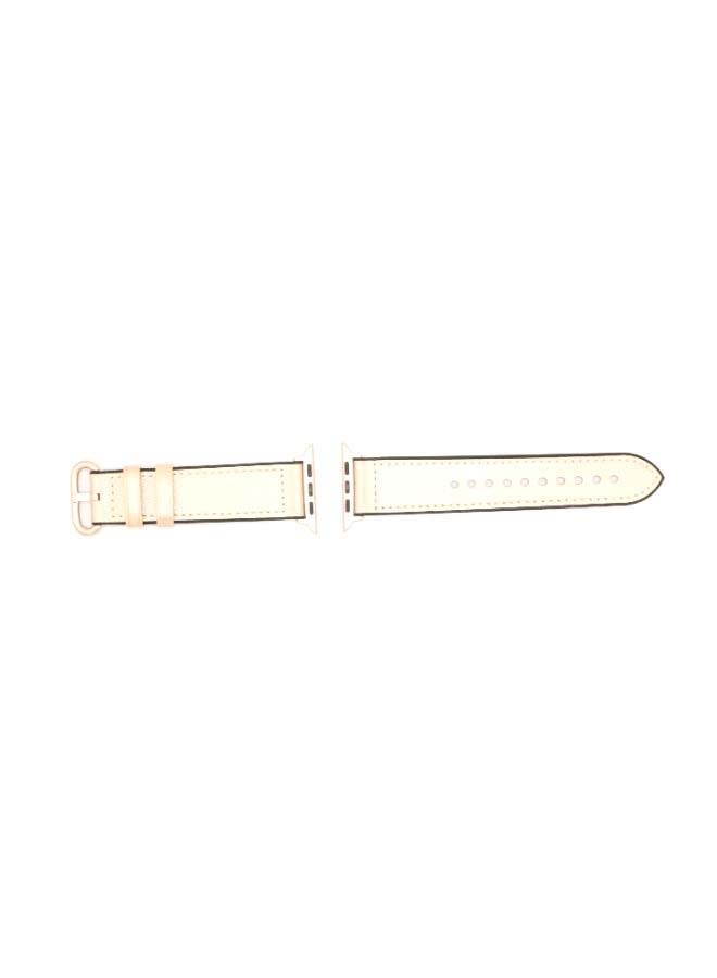 KAKAPI Replacement Band For Apple Watch Light Yellow  - Image 3