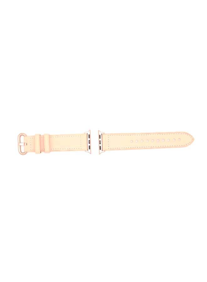 KAKAPI Replacement Band For Apple Watch Beige - Image 3
