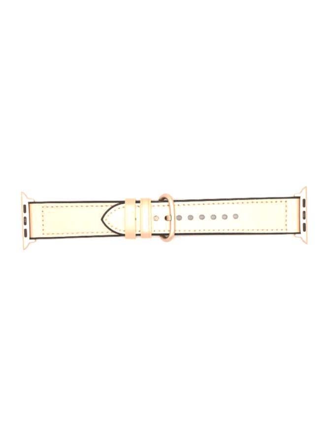 KAKAPI Replacement Band For Apple Watch Light Yellow  - Image 1