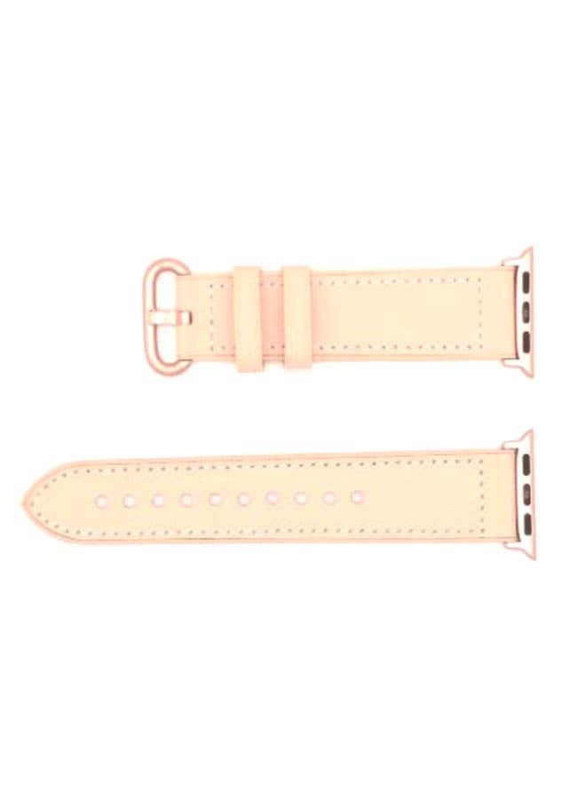 KAKAPI Replacement Band For Apple Watch Beige - Image 2